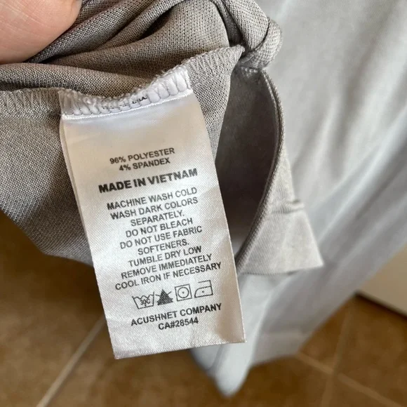 FootJoy FJ XL Grey and Navy shirt sleeve Premium Golf Polo - Picture 6 of 6